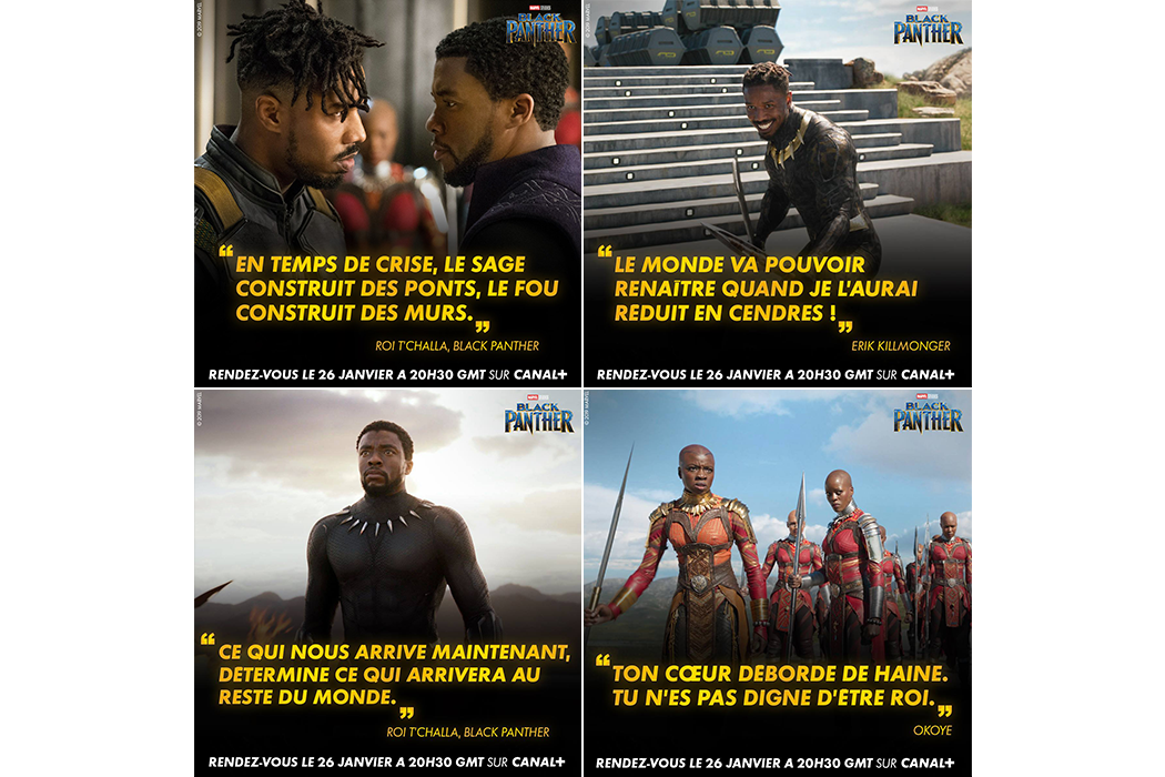 Black Panther citations pour CANAL+