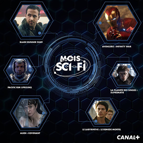 Visuel Le mois Sci-fi pour CANAL+